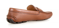 Prada Men's Brown Leather Loafers 2DD001