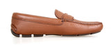 Prada Men's Brown Leather Loafers 2DD001