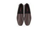 Prada Men's Brown Saffiano Leather Driving Loafers Loafers 2DD003