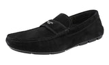 Prada Men's 2DD007 E1D F0002 Leather Loafers