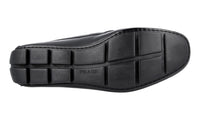 Prada Men's Black Leather Loafers 2DD007