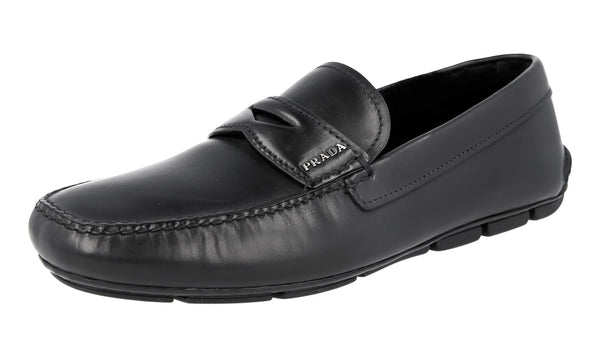 Prada Men's 2DD011 EPU F0002 Leather Business Shoes