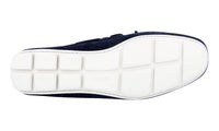 Prada Men's Blue Leather Loafers 2DD100