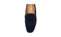 Prada Men's Blue Leather Loafers 2DD100
