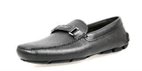 Prada Men's Black Saffiano Leather Loafers 2DD102