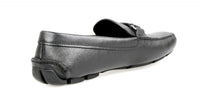 Prada Men's Black Saffiano Leather Loafers 2DD102