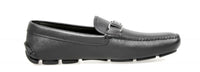 Prada Men's Black Saffiano Leather Loafers 2DD102