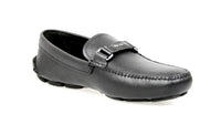 Prada Men's Black Saffiano Leather Loafers 2DD102