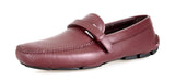 Prada Men's Red High-Quality Saffiano Leather Loafers 2DD110