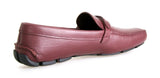 Prada Men's Red Saffiano Leather Loafers 2DD110