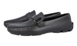 Prada Men's Black Saffiano Leather Business Shoes 2DD113