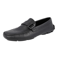 Prada Men's Black Saffiano Leather Business Shoes 2DD113