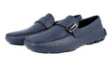 Prada Men's Blue Saffiano Leather Loafers 2DD113