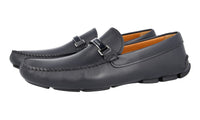 Prada Men's Blue Leather Driving Loafers 2DD114