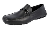 Prada Men's 2DD114 7V6 F0002 Leather Loafers