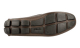 Prada Men's Brown Saffiano Leather Loafers 2DD118