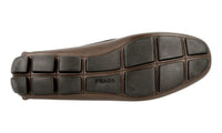 Prada Men's Brown High-Quality Saffiano Leather Loafers 2DD118