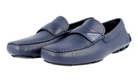 Prada Men's Blue Saffiano Leather Loafers 2DD125