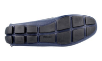 Prada Men's Blue Saffiano Leather Loafers 2DD125