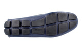 Prada Men's Blue Saffiano Leather Driving Loafer Loafers 2DD125
