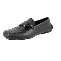 Prada Men's Black Saffiano Leather Loafers 2DD125