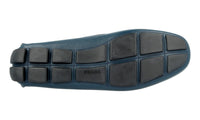 Prada Men's Turquoise Saffiano Leather Driving Loafers 2DD126