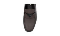 Prada Men's Brown High-Quality Saffiano Leather Business Shoes 2DD131