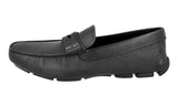 Prada Men's Black Leather Penny Business Shoes 2DD151