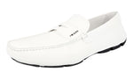 Prada Men's 2DD151 053 F0009 High-Quality Saffiano Leather Leather Loafers