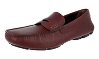 Prada Men's 2DD151 053 F0403 High-Quality Saffiano Leather Leather Loafers