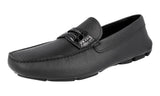 Prada Men's 2DD151 3VIX F0002 Saffiano Leather Leather Loafers