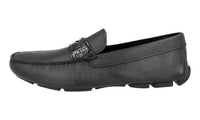 Prada Men's Black Saffiano Leather Penny Loafers 2DD151
