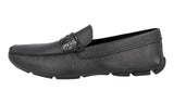 Prada Men's Black Saffiano Leather Penny Loafers 2DD151