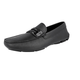 Prada Men's Black Saffiano Leather Penny Loafers 2DD151