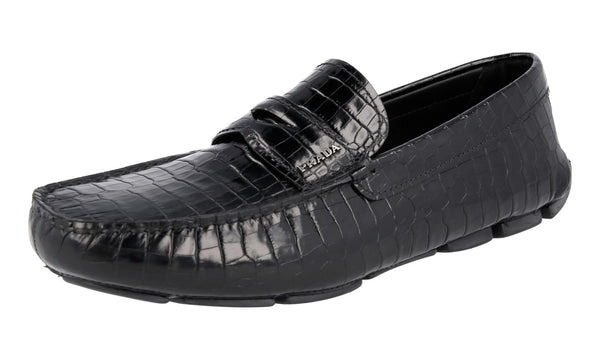 Prada Men's 2DD151 435 F0002 Leather Loafers