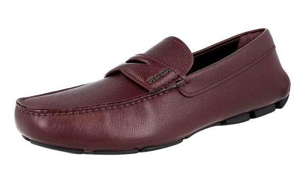 Prada Men's 2DD151 O53 F0403 High-Quality Saffiano Leather Leather Business Shoes