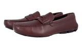 Prada Men's Red Saffiano Leather Driving Loafers 2DD151