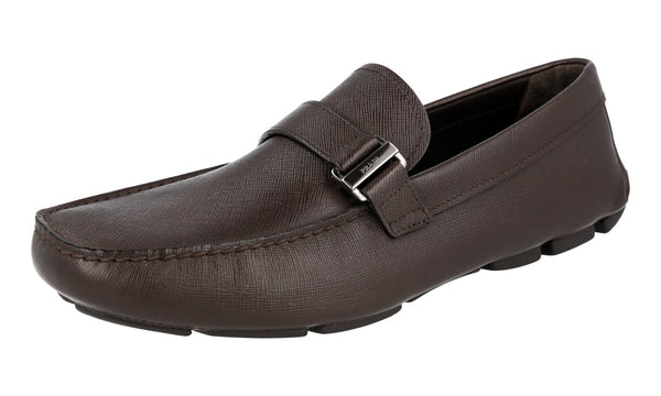 Prada Men's 2DD152 053 F0201 Saffiano Leather Leather Loafers