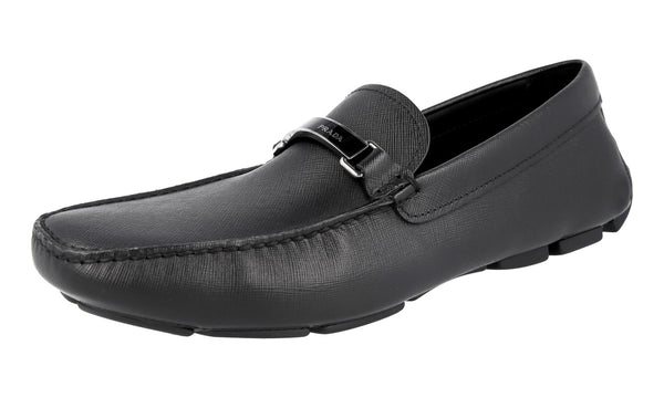Prada Men's 2DD153 053 F0002 Saffiano Leather Leather Loafers