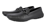 Prada Men's Black Saffiano Leather Driving Loafers 2DD153