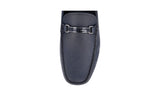 Prada Men's Blue Saffiano Leather Logo Loafer Loafers 2DD153