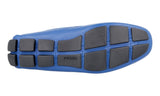 Prada Men's Blue Saffiano Leather Driving Loafers 2DD154