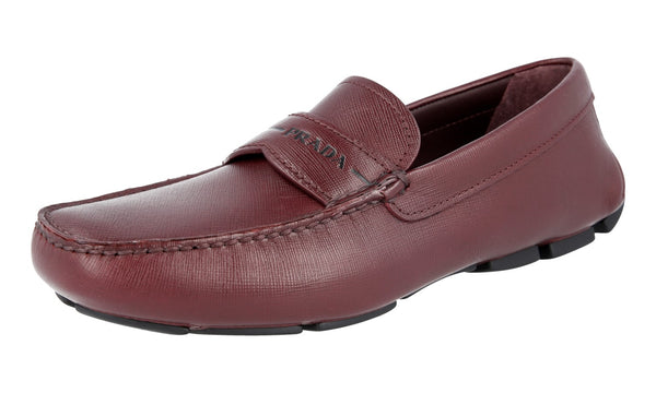 Prada Men's 2DD154 2CCS F0R6B High-Quality Saffiano Leather Leather Business Shoes