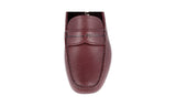 Prada Men's Red Saffiano Leather Driving Loafer Loafers 2DD154