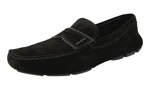 Prada Men's 2DD155 MF3 F0002 Leather Loafers