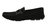 Prada Men's Black Leather Penny Loafer Loafers 2DD155