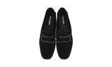 Prada Men's Black Leather Driving Loafers 2DD155