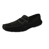 Prada Men's Black Leather Penny Loafer Loafers 2DD155
