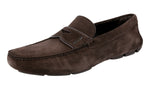 Prada Men's 2DD155 MF3 F0003 Leather Business Shoes