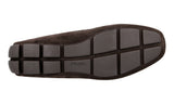 Prada Men's Brown Leather Driving Loafers 2DD155
